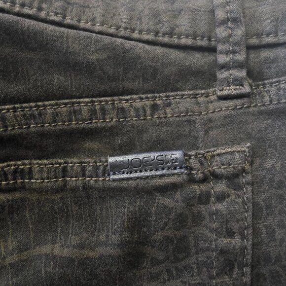 Women's Joe's Jeans Faux Crocodile Slim Fit SZ 28 - Midrise Legging Fit - Picture 4 of 10